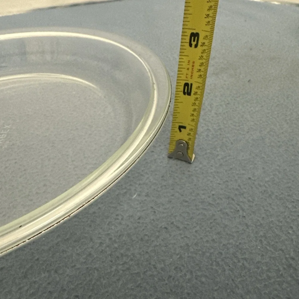 Vintage PYREX 209 Clear Glass 9 Inch Pie Plate - 1970's Era